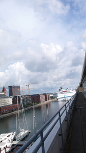 UNOPS rooftop, ferry to Sweden