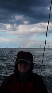 Catpatz grows a rainbow out of her head.